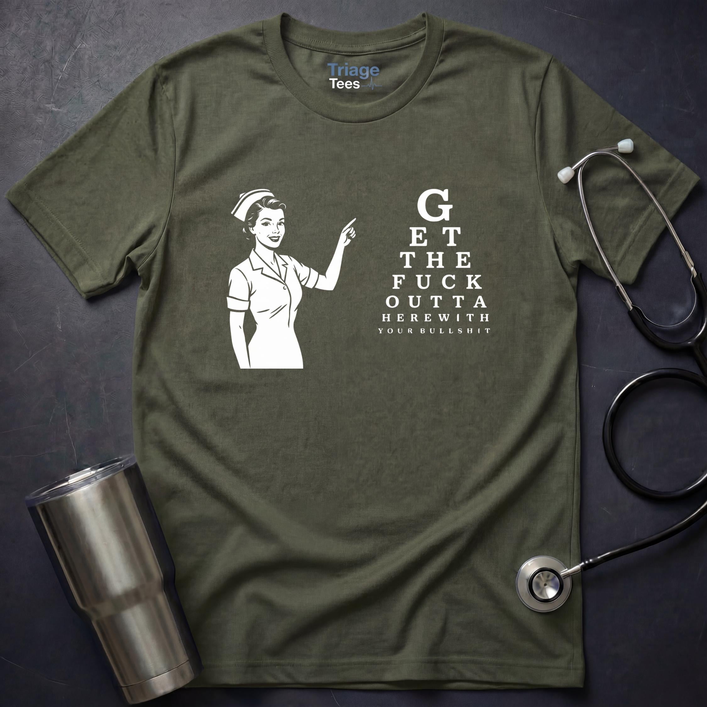 Eye Chart Nurse T-Shirt