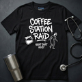 Coffee Raid Nurse Shirt