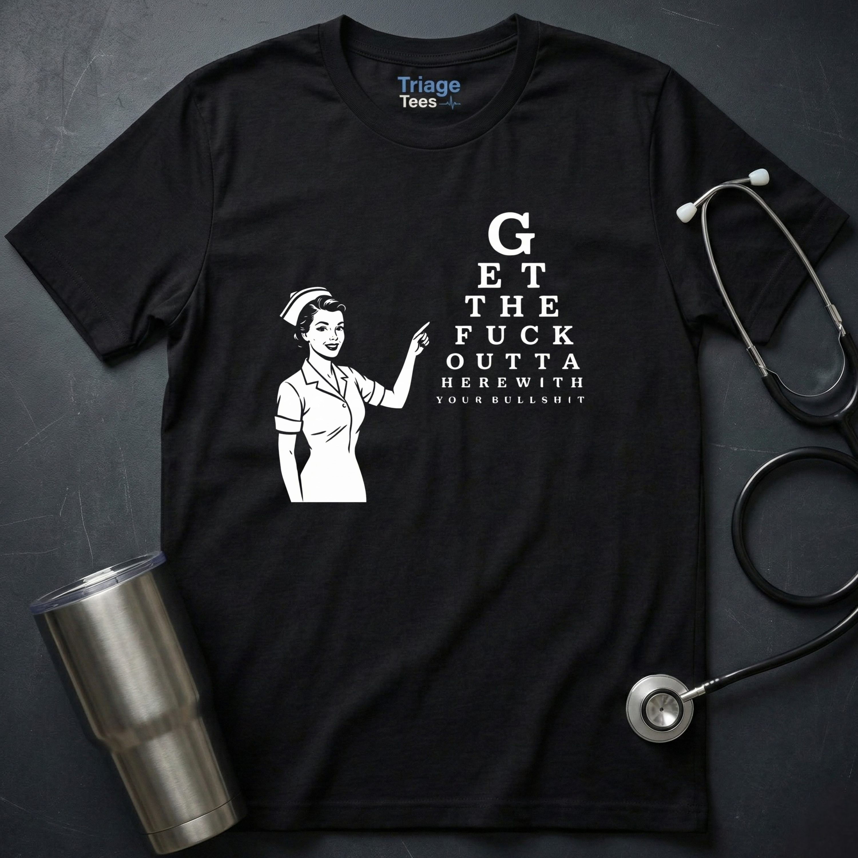 Eye Chart Nurse T-Shirt