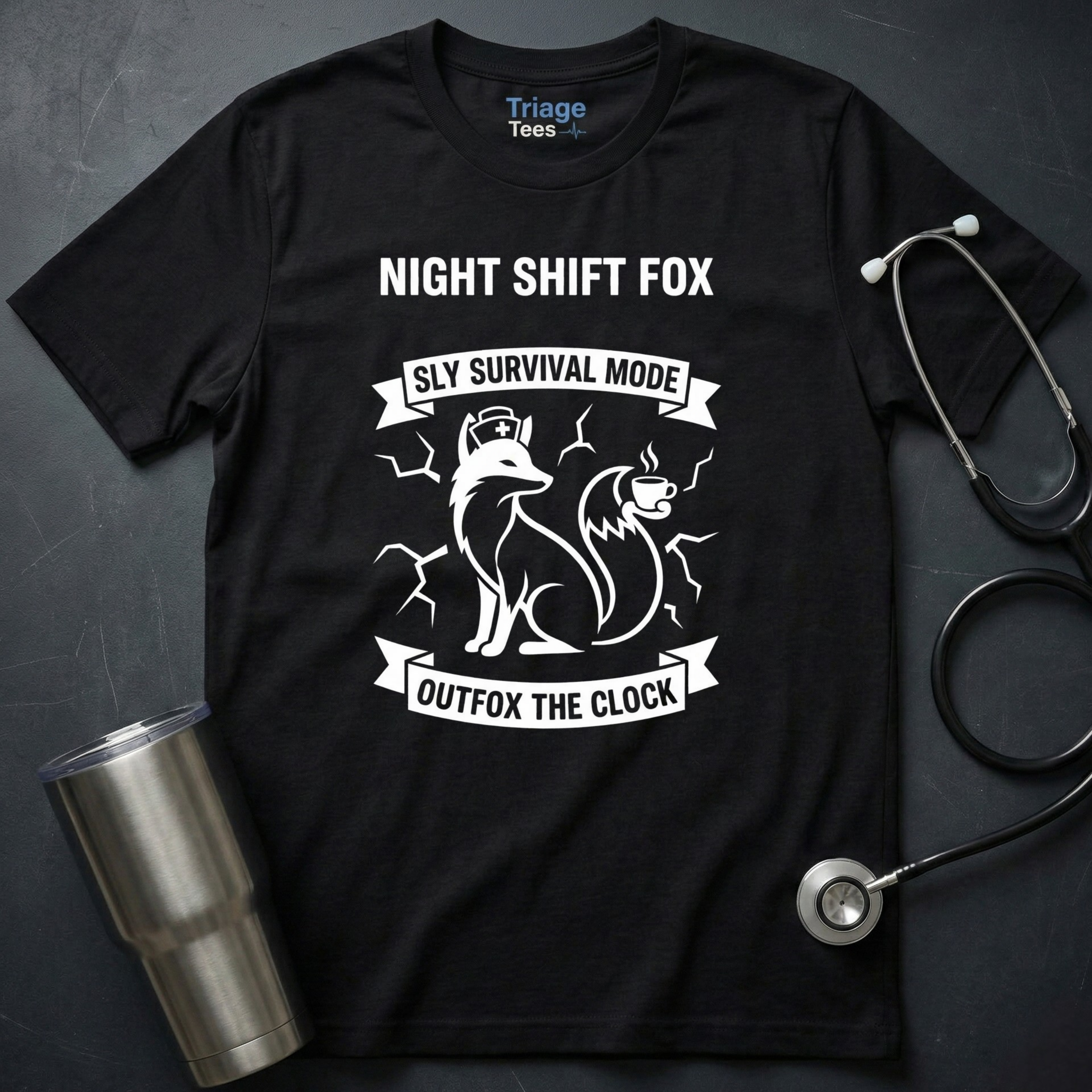 Night Shift Fox T-Shirt