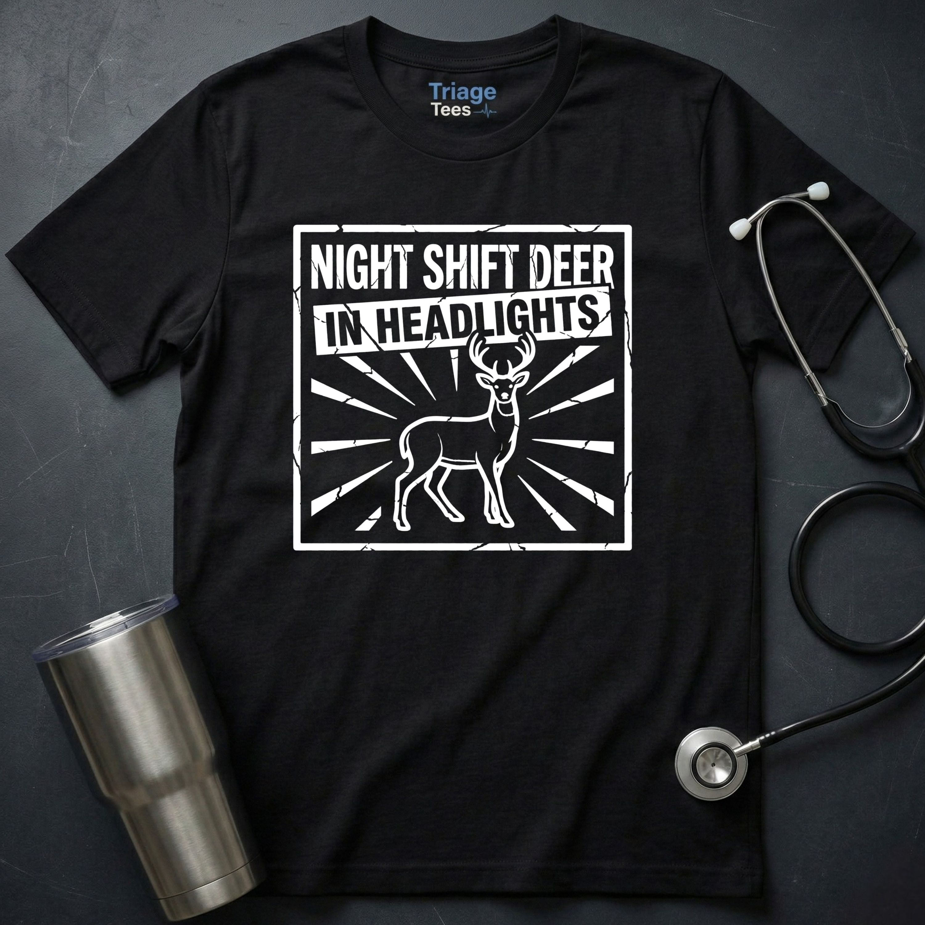 Night Shift Deer T-Shirt