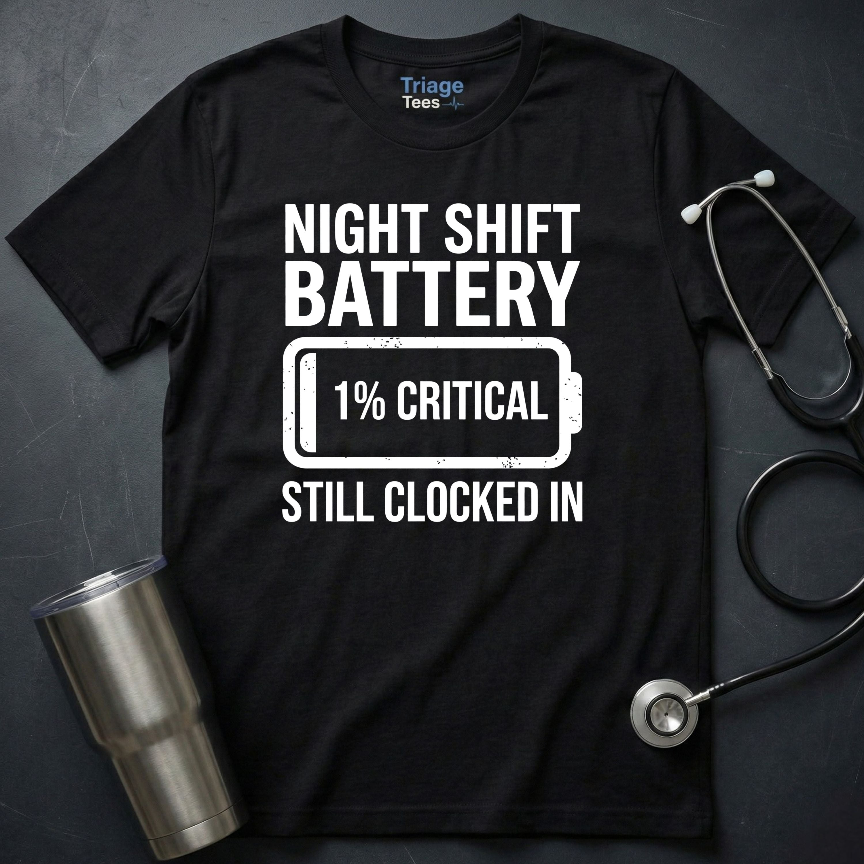 Night Shift Battery T-Shirt