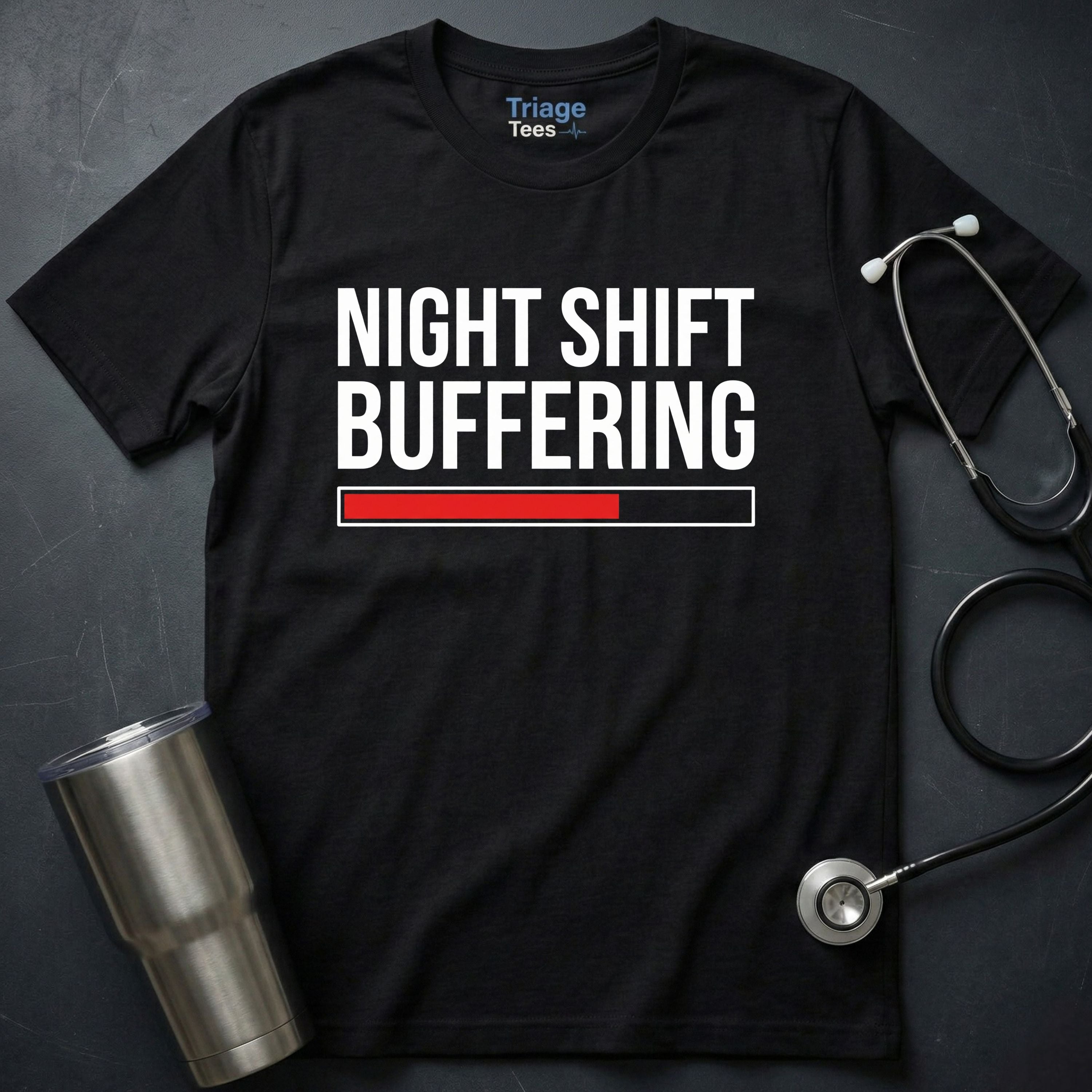 Night Shift Buffering T-Shirt