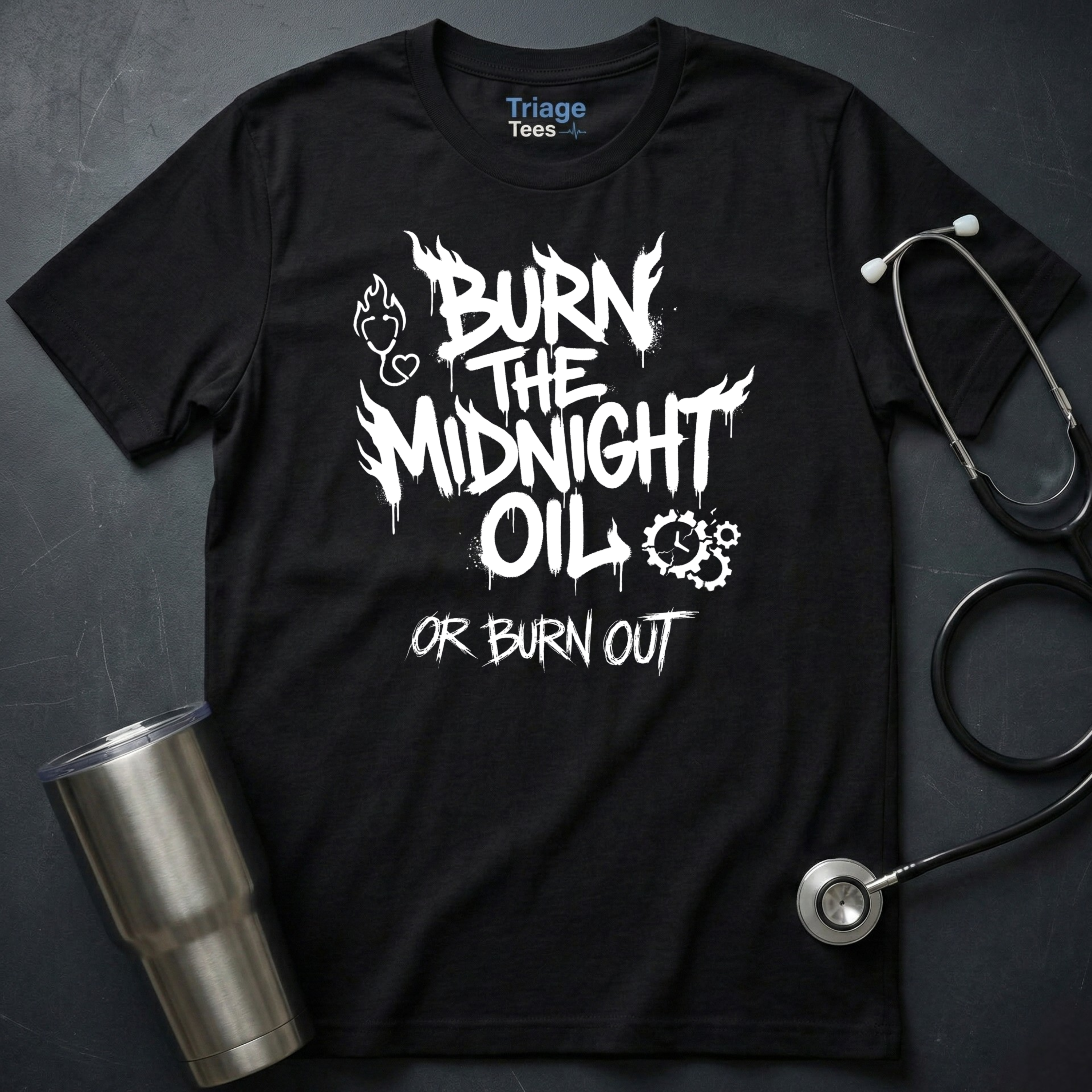 Midnight Oil Nurse Shirt