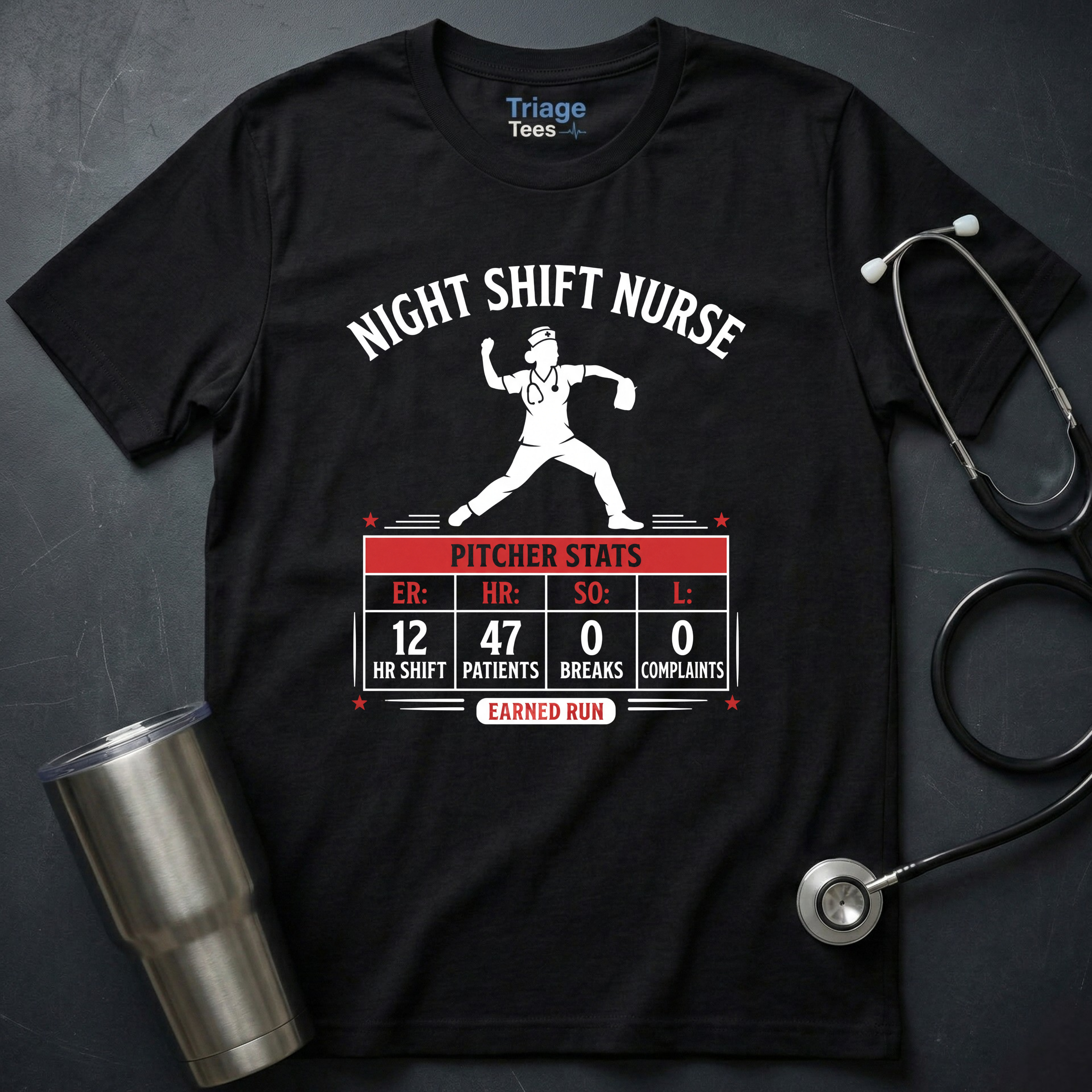 Night Shift Stats T-Shirt