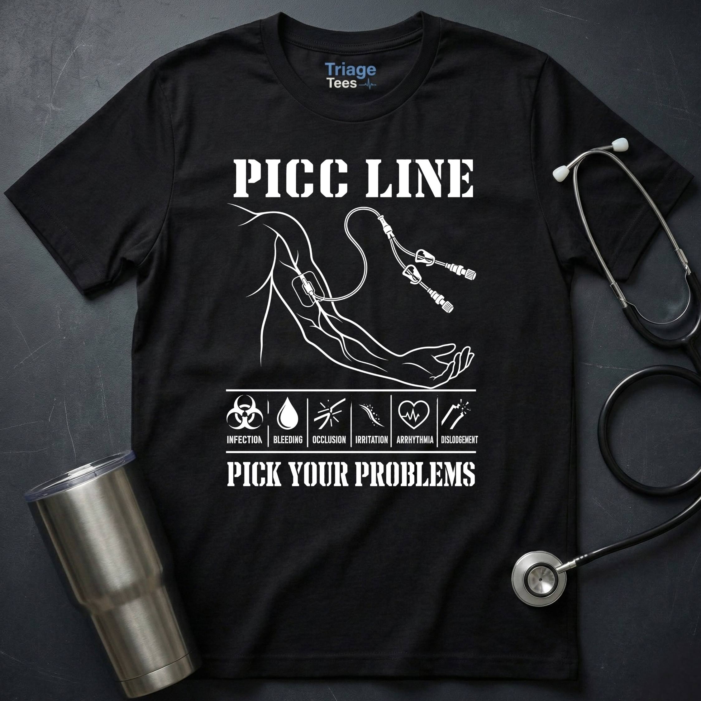 PICC LINE T-SHIRT