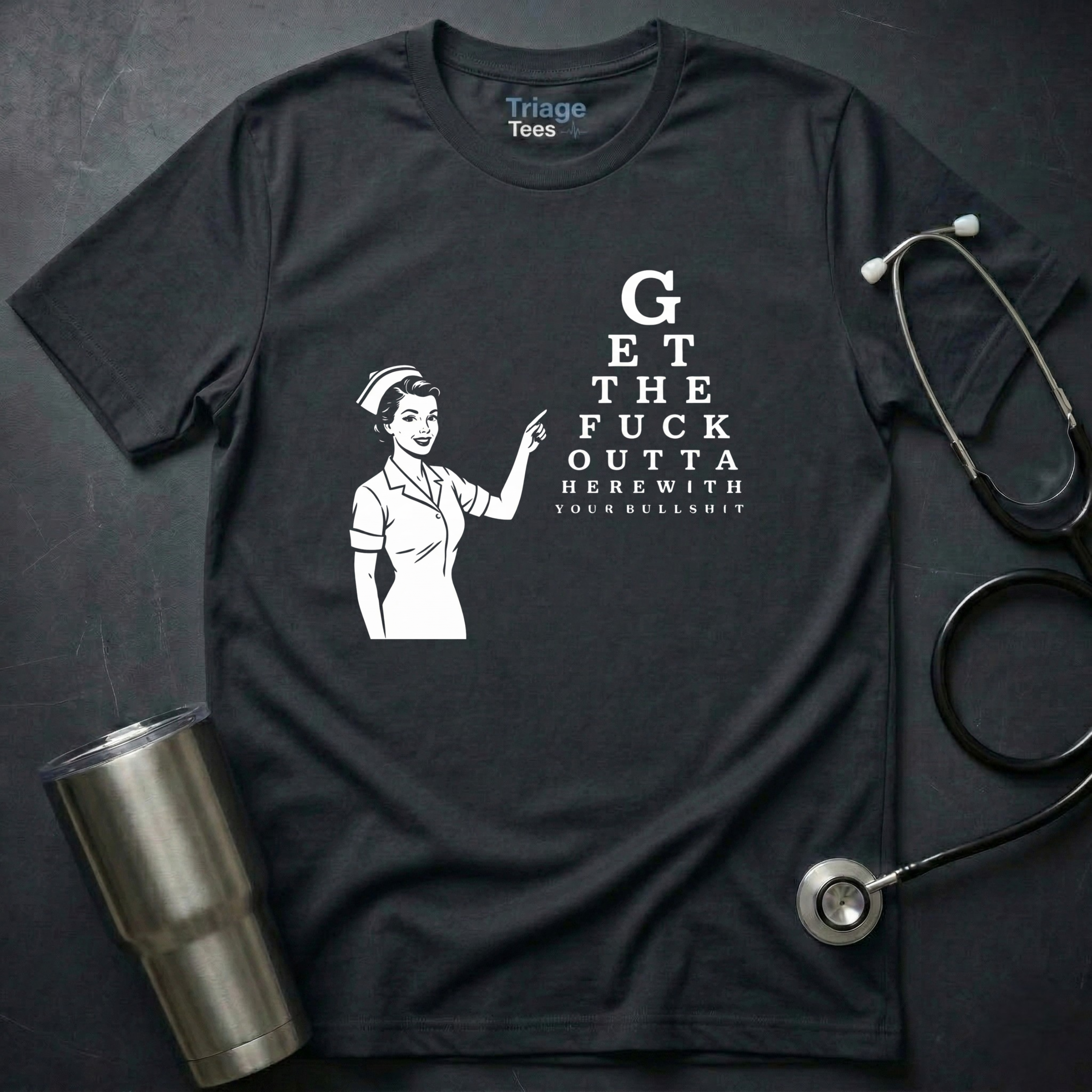 Eye Chart Nurse T-Shirt