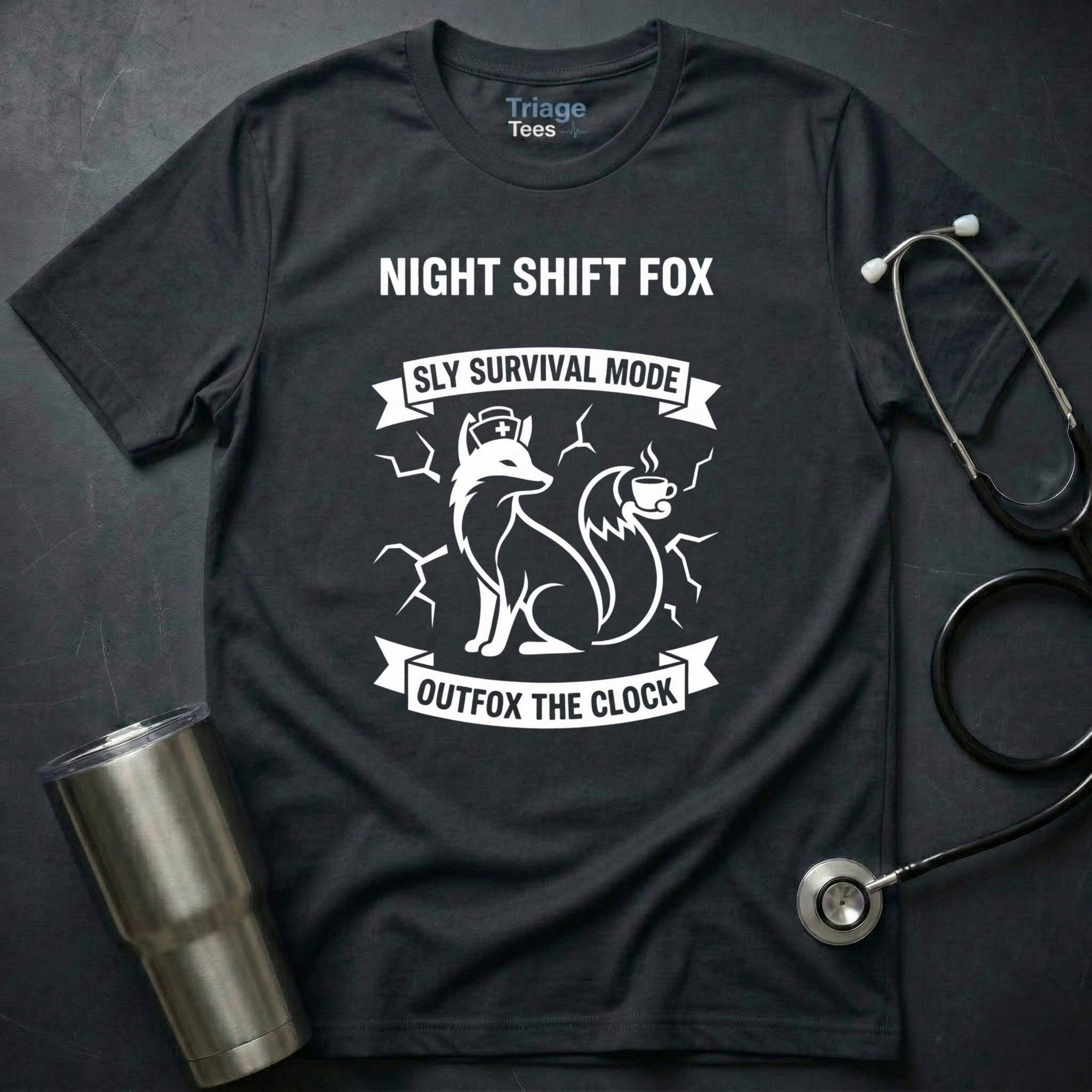 Night Shift Fox T-Shirt