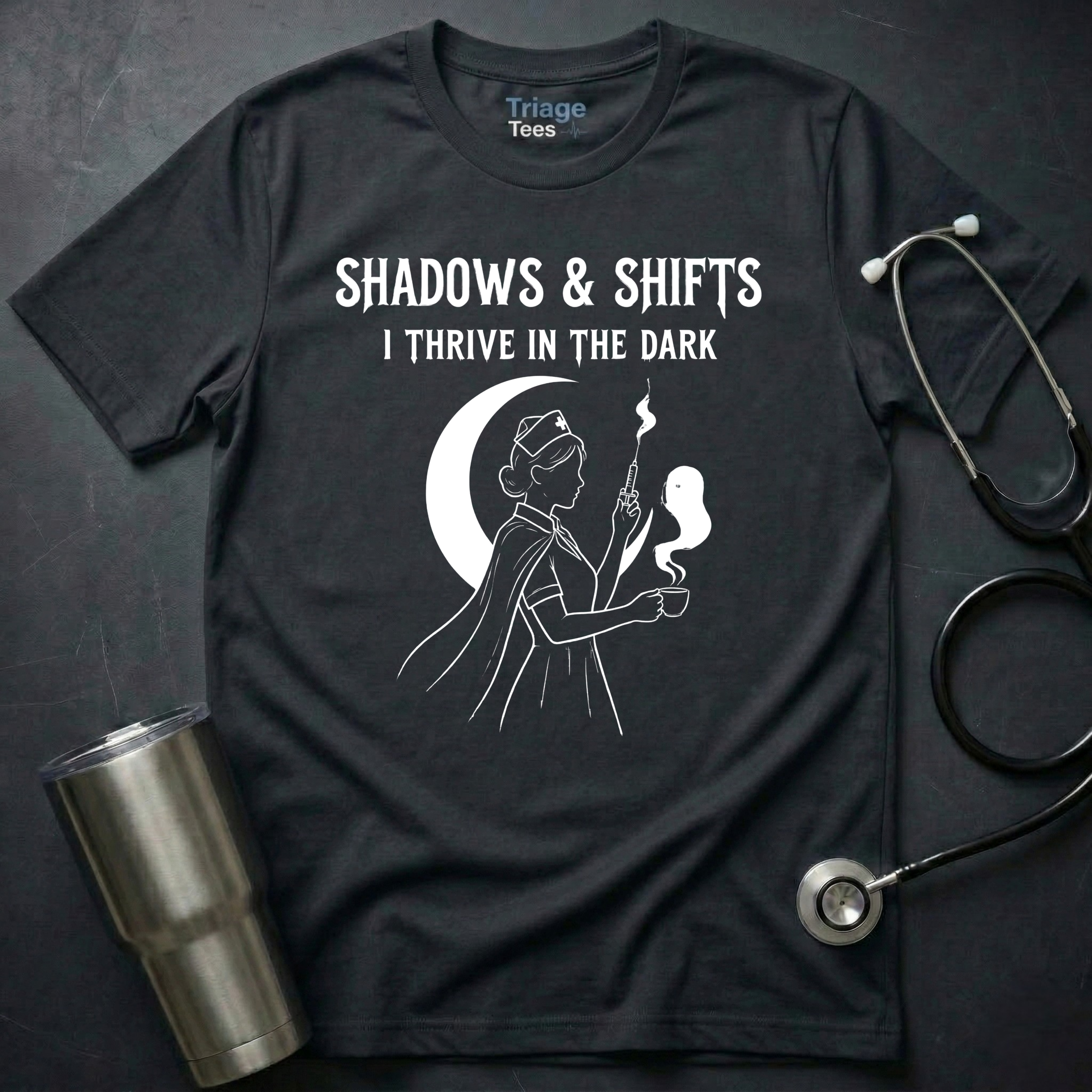 Shadows & Shifts Nurse T-Shirt