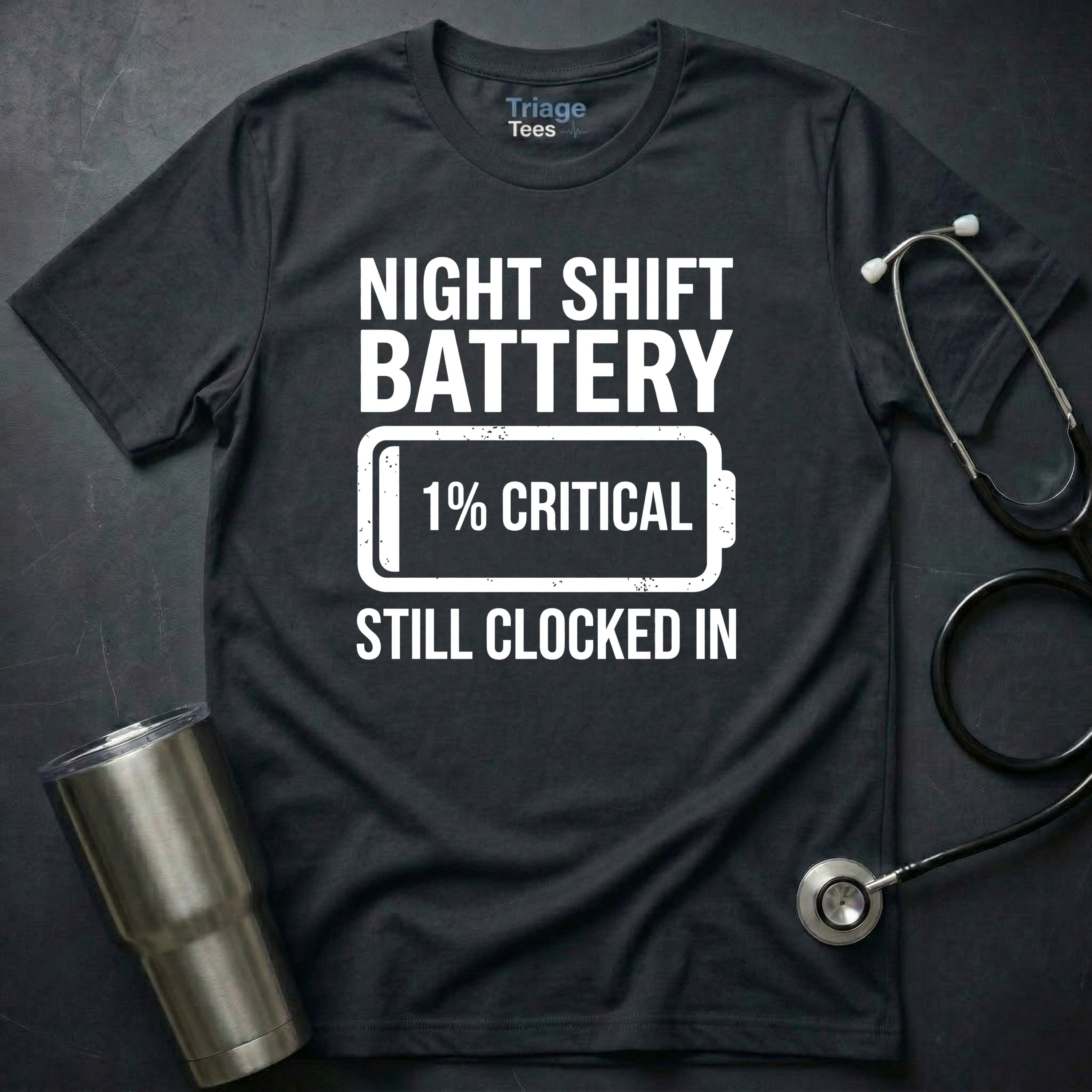 Night Shift Battery T-Shirt