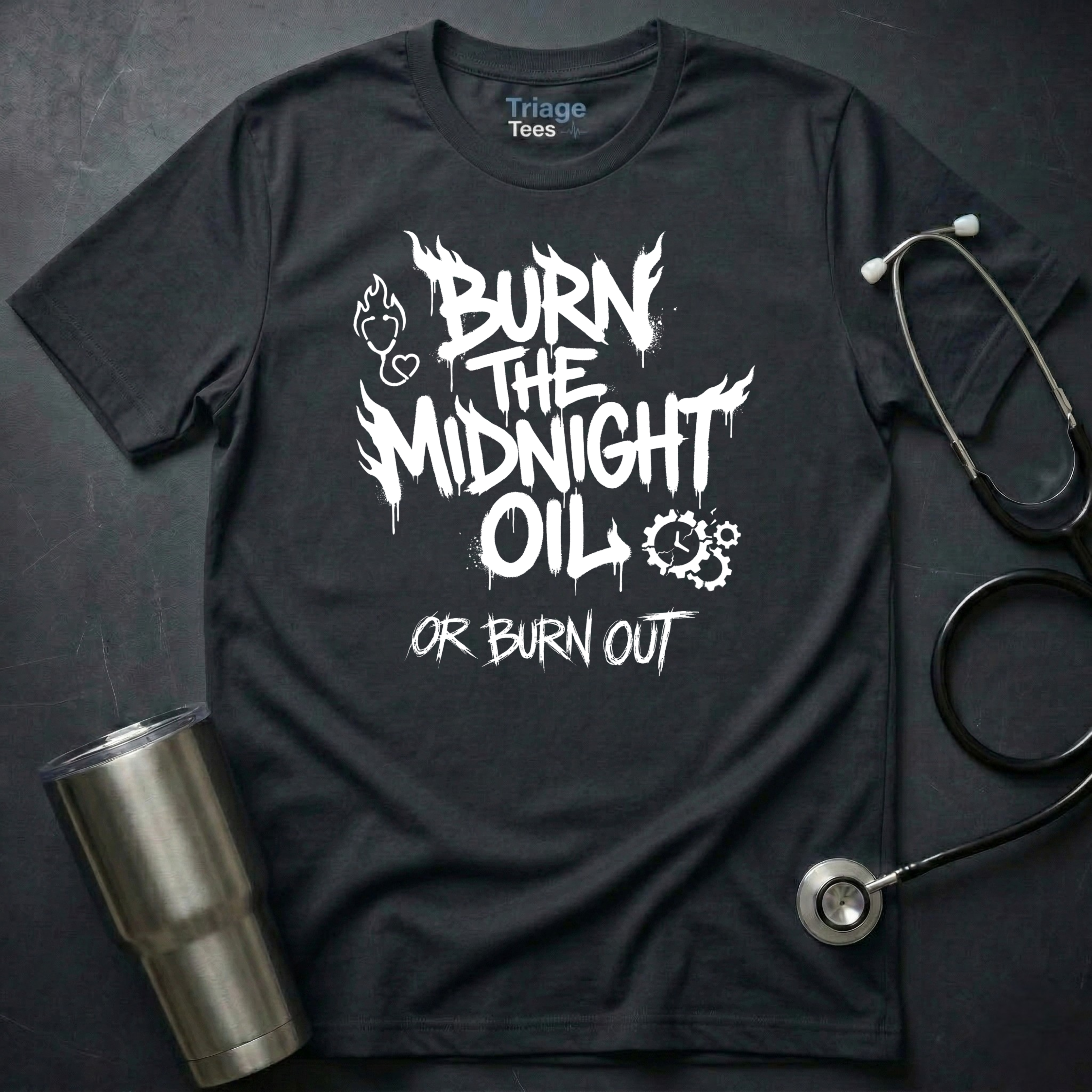 Midnight Oil Nurse Shirt