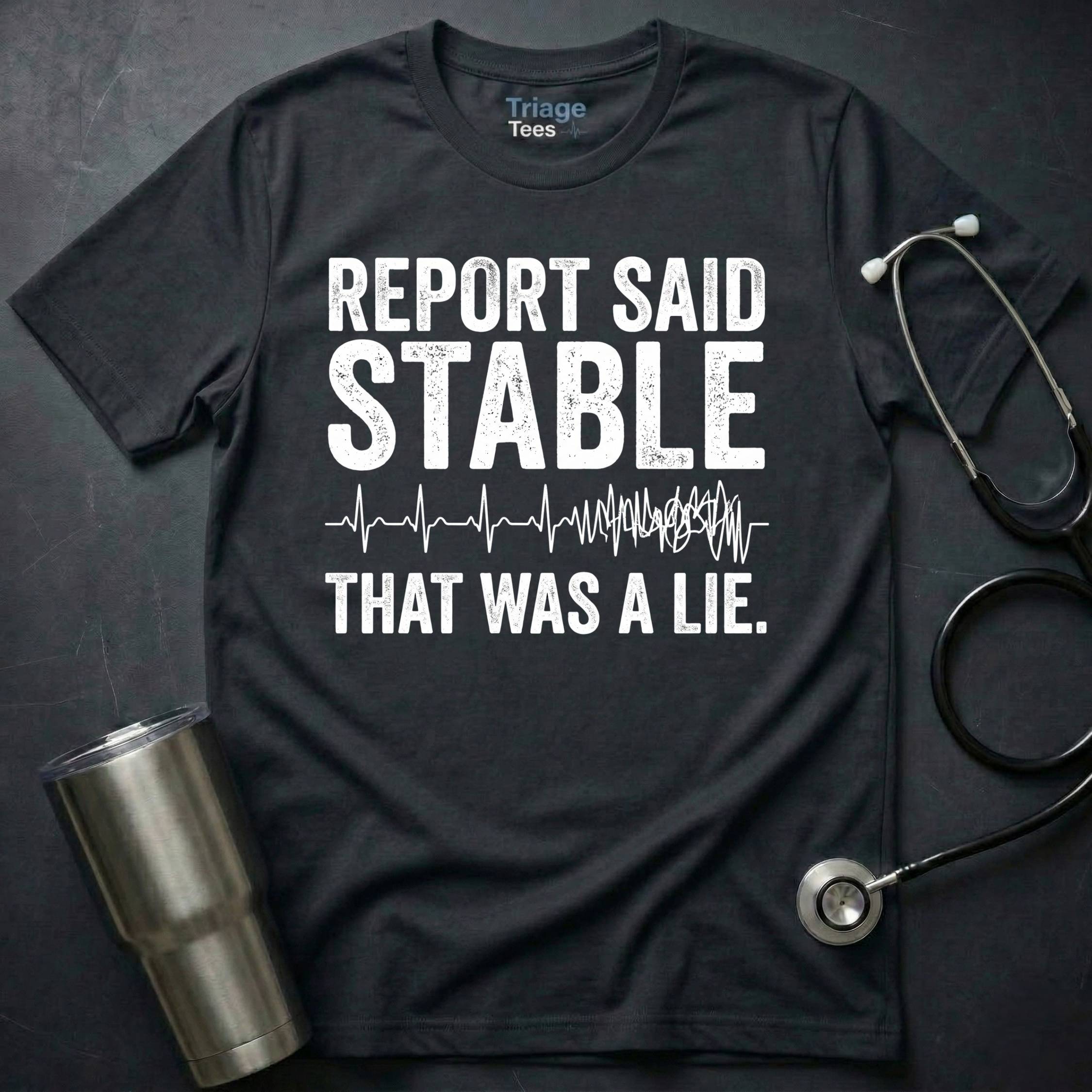 Stable Report Was A Lie T-Shirt