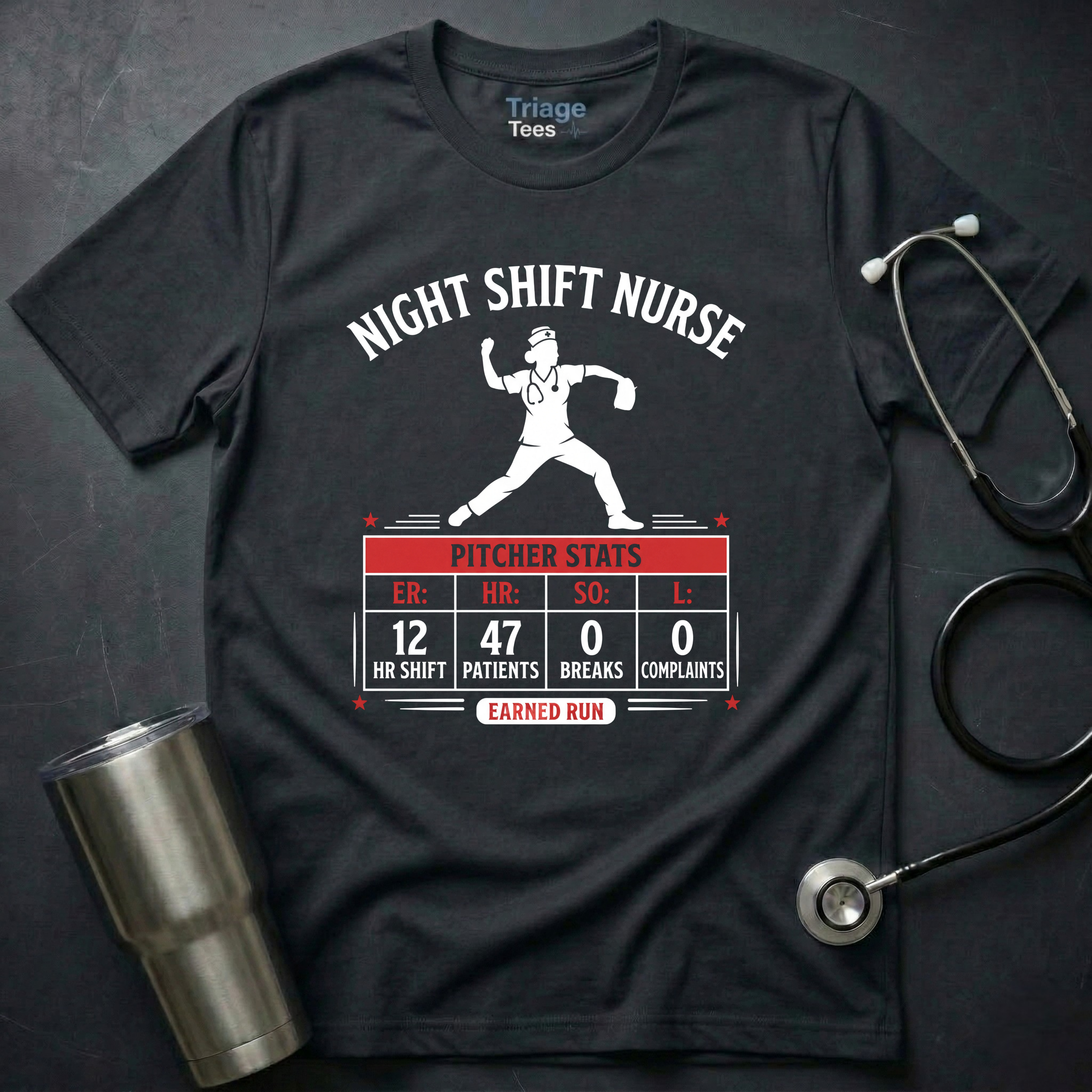 Night Shift Stats T-Shirt