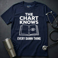 The Chart Knows Every Damn Thing T-Shirt
