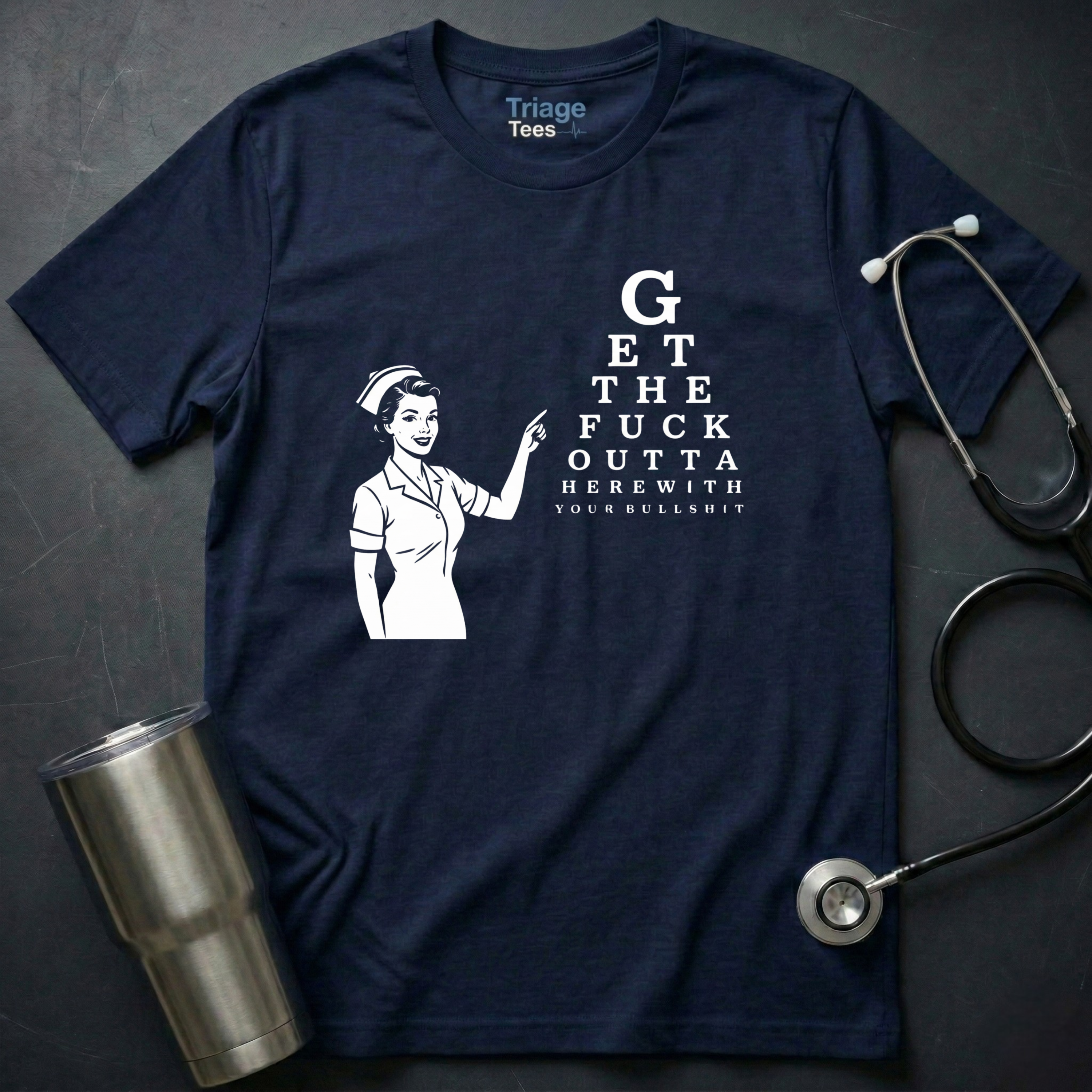 Eye Chart Nurse T-Shirt