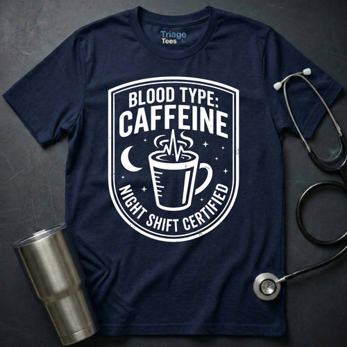 Blood Type Caffeine T-Shirt