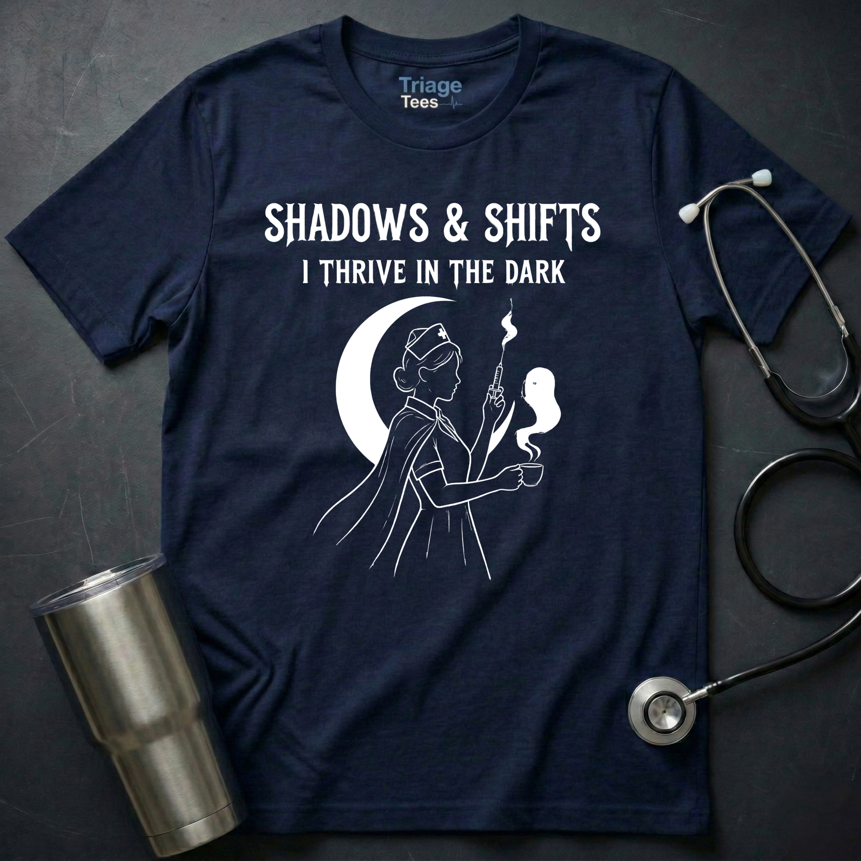 Shadows & Shifts Nurse T-Shirt