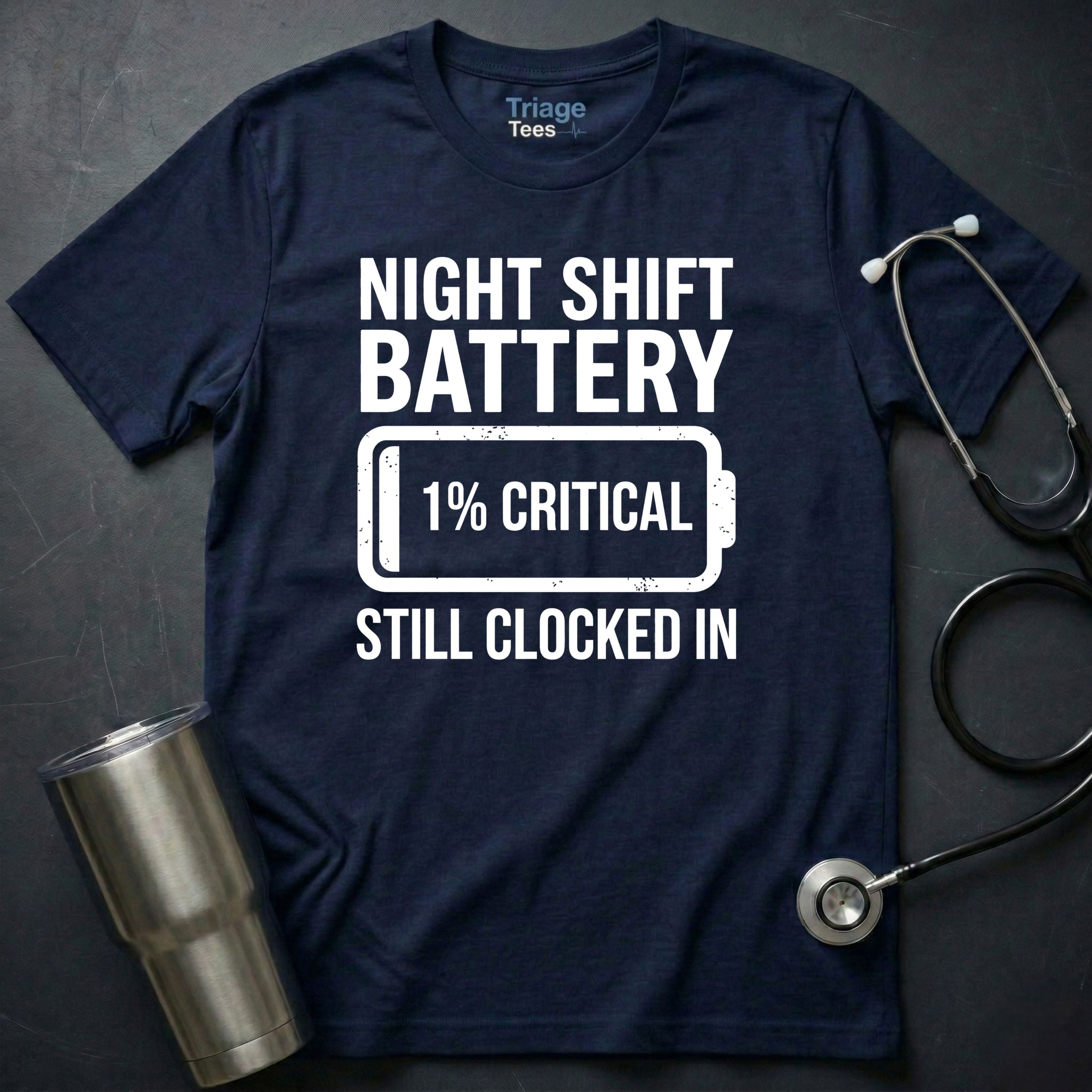 Night Shift Battery T-Shirt