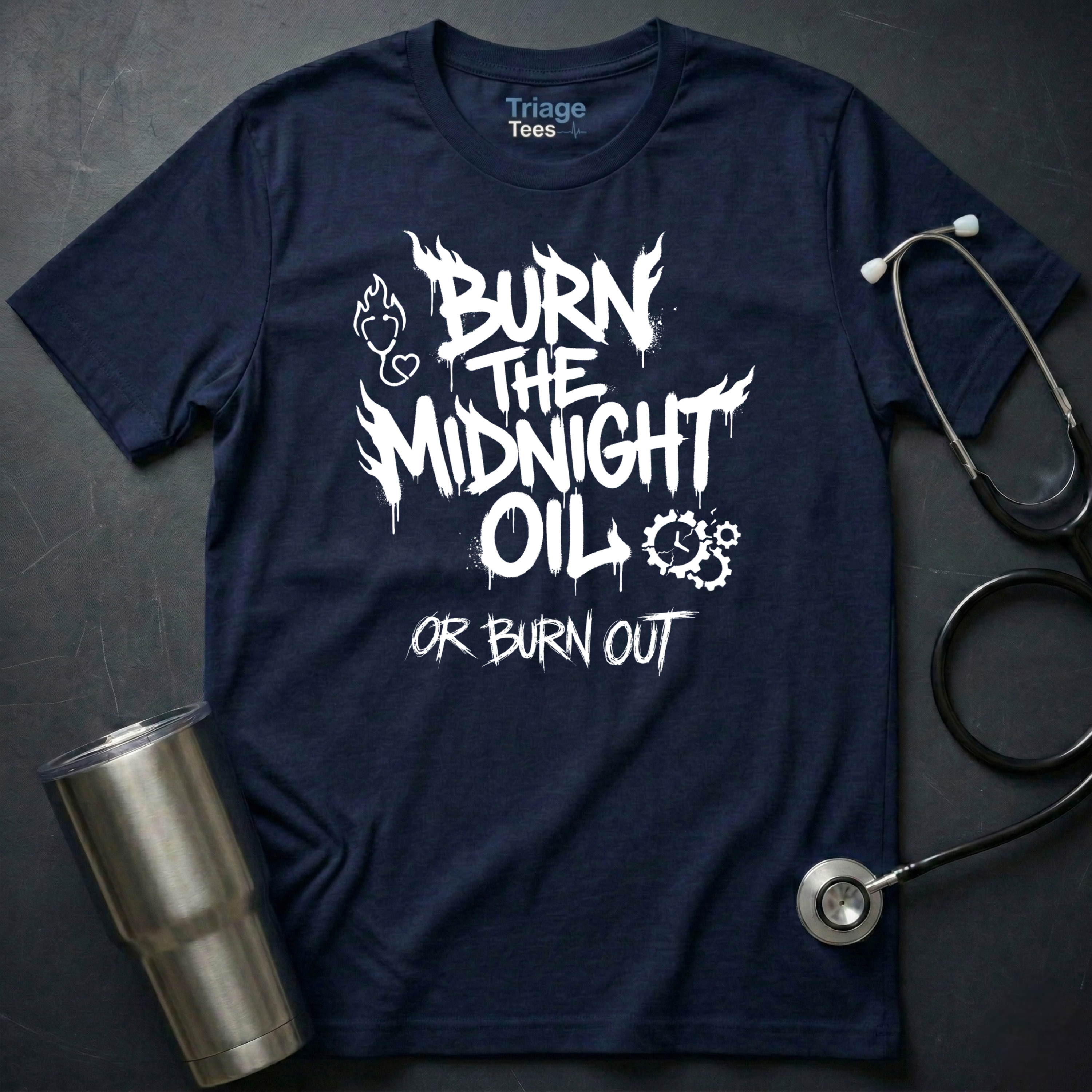 Midnight Oil Nurse Shirt