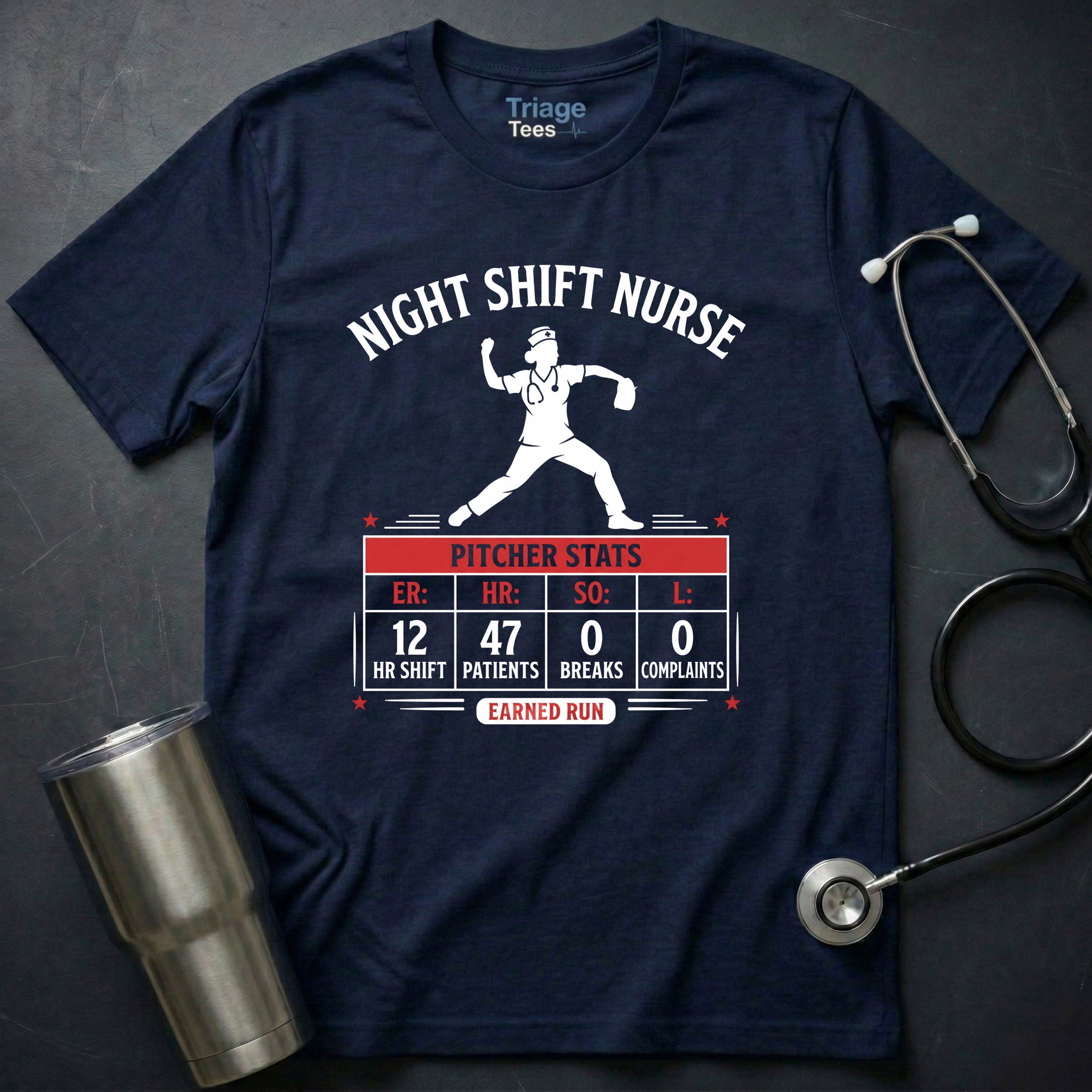 Night Shift Stats T-Shirt