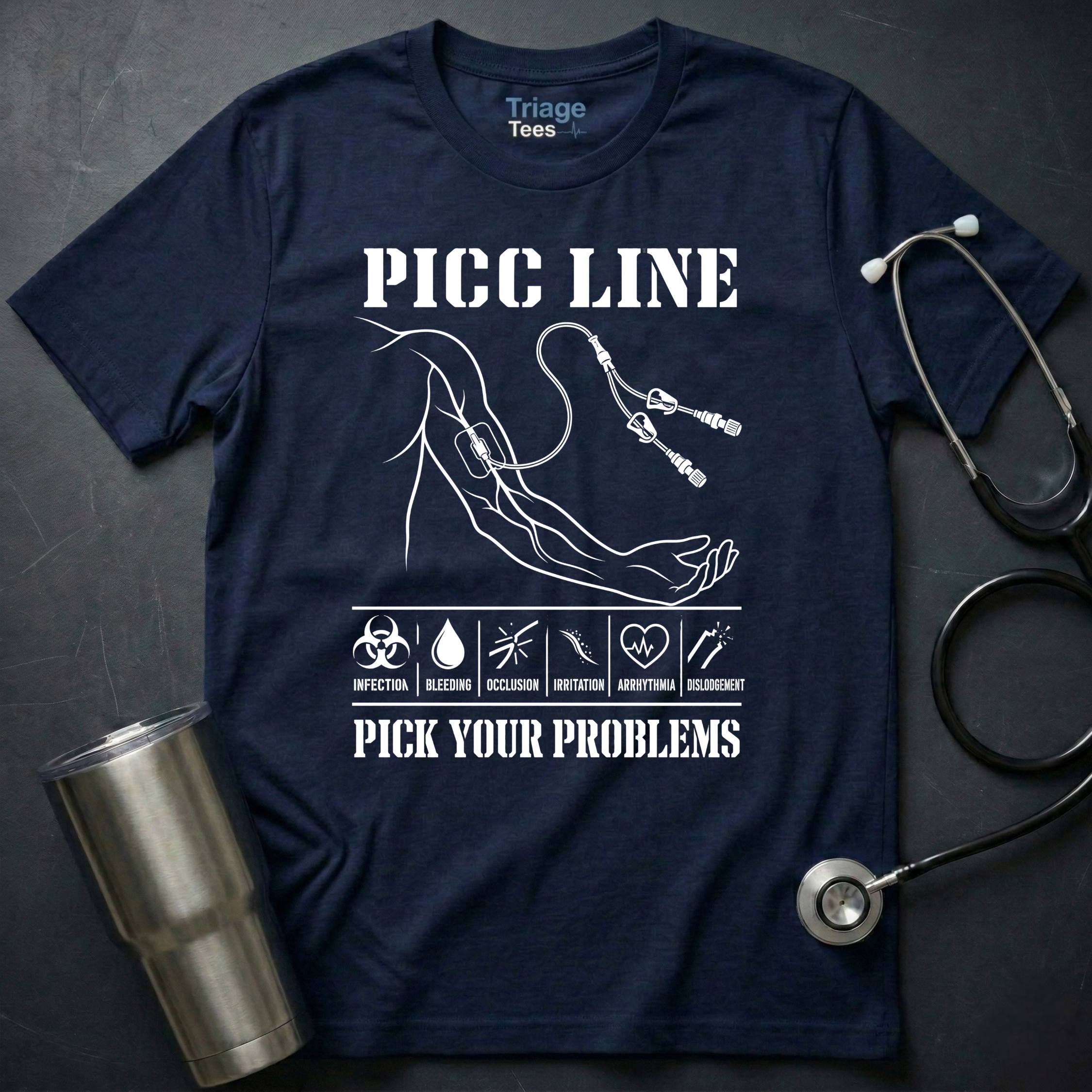 PICC LINE T-SHIRT
